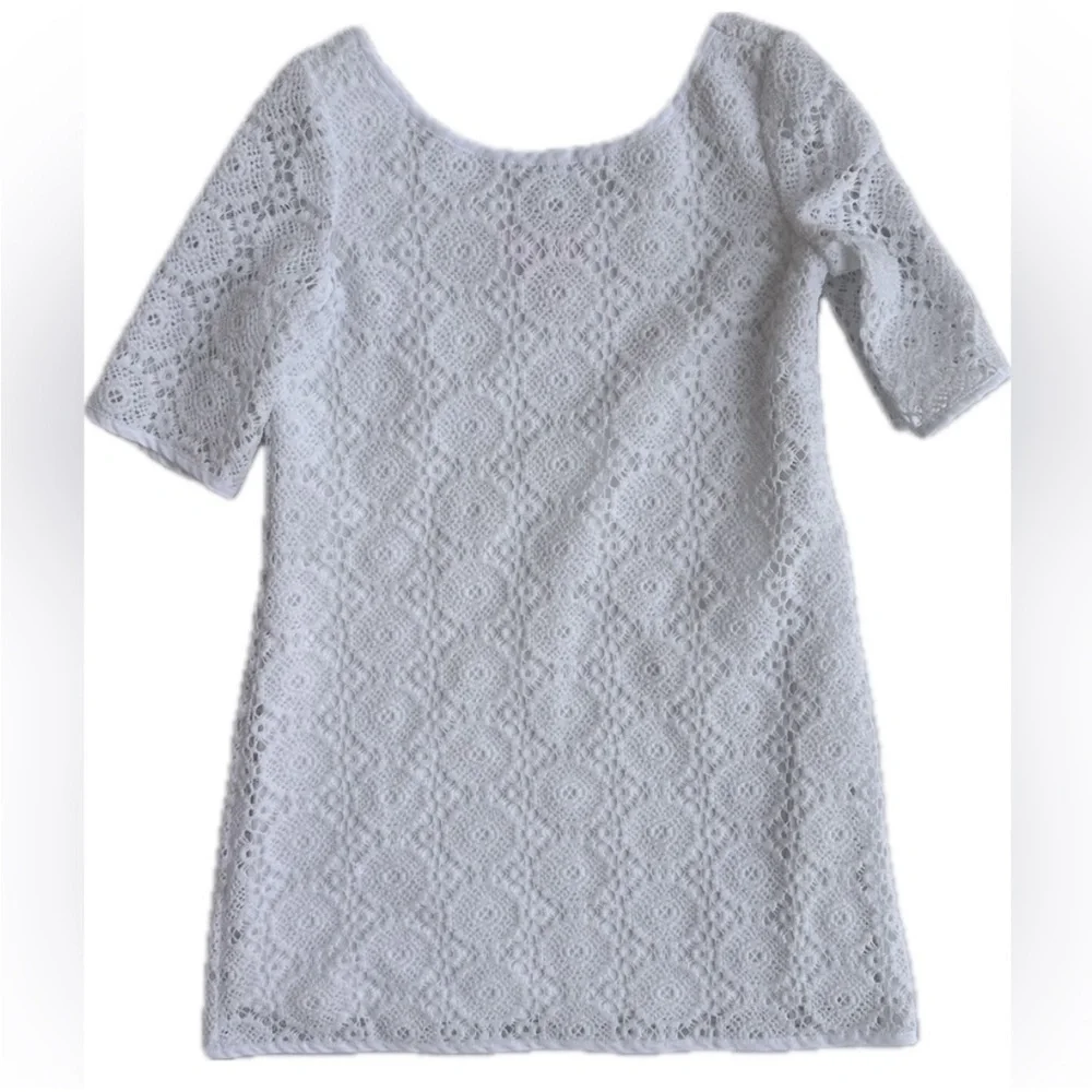 SOLD Lilly Pulitzer | Girl's Little Topanga Dress in White
Size S (4-5) - Picture 2 of 5